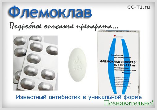 флемоклав солютаб - инструкция