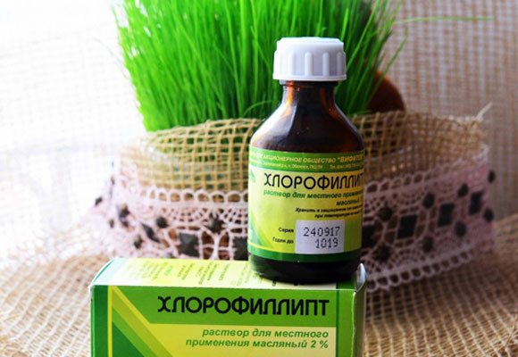 Хлорофиллипт для ингаляций небулайзером