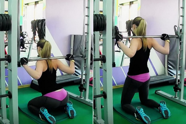 Болит спина после приседаний в смите