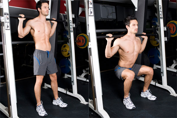 Болит спина после приседаний в смите